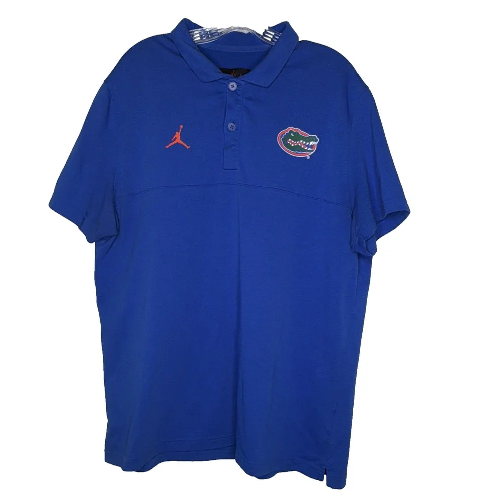 Air Jordan Florida Gators UF Coaches Sideline Polo Shirt PE, Size XL DR0360-480